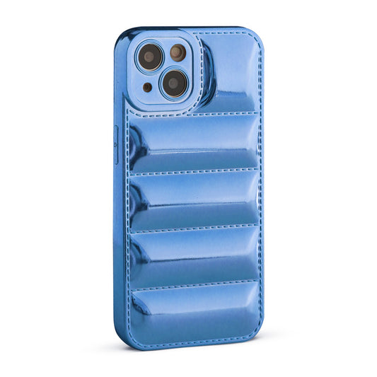 Soft Silicone 3D Shiny Puffer Pattern Case for Apple iPhone 13