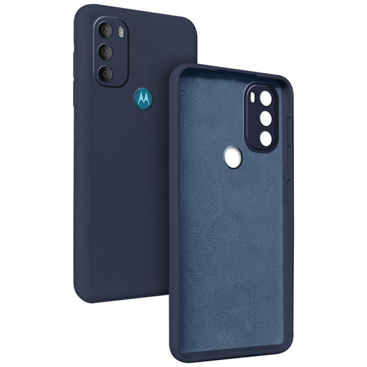 Premium Matte Silicone Back Cover for Motorola Moto G71 5G