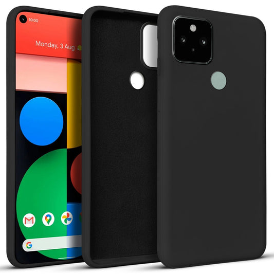 Premium Matte Silicone Back Cover for Google Pixel 5