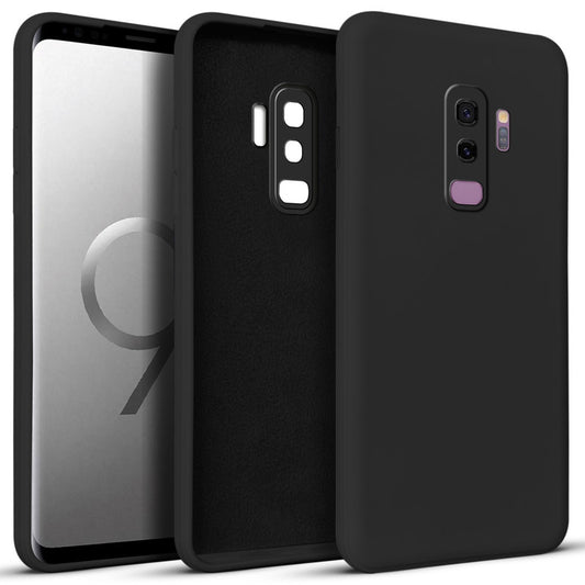 Premium Matte Silicone Back Cover for Samsung S9 plus