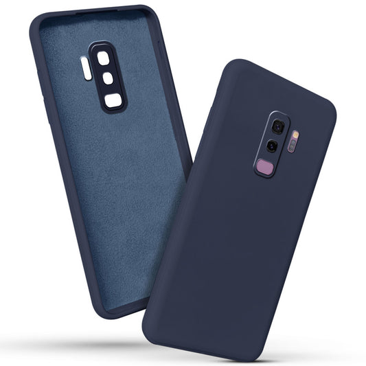 Premium Matte Silicone Back Cover for Samsung S9 plus