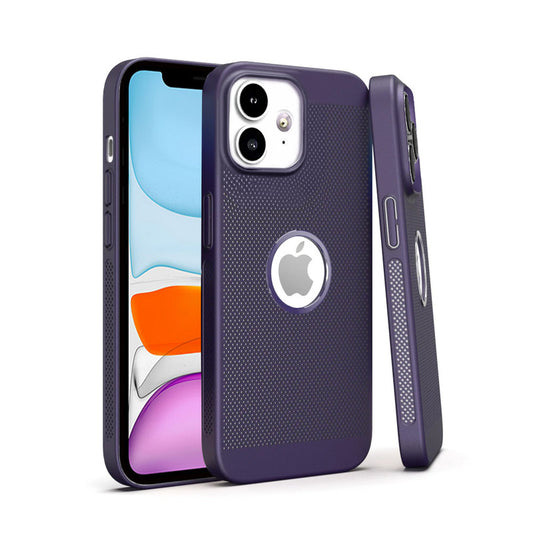 Ultra Slim Full Coverage Heat Sink Case with Honeycomb Mesh Back Cover For Apple iPhone 11