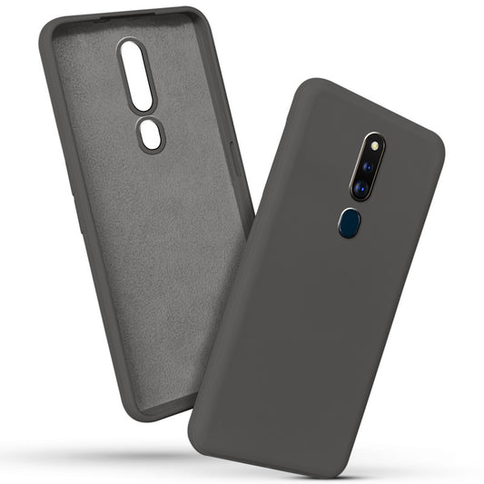 Premium Matte Silicone Back Cover for Oppo F11 Pro