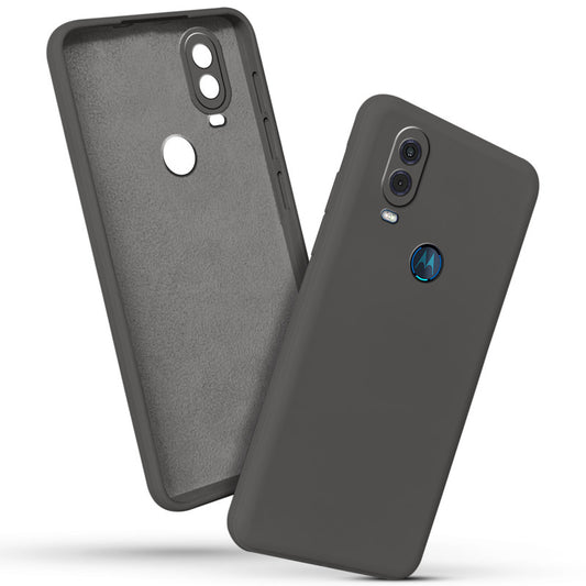 Premium Matte Silicone Back Cover for Motorola Moto One Vision