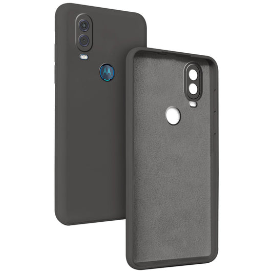 Premium Matte Silicone Back Cover for Motorola Moto One Vision