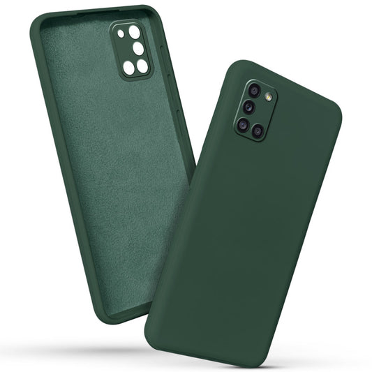 Premium Matte Silicone Back Cover for Samsung A31