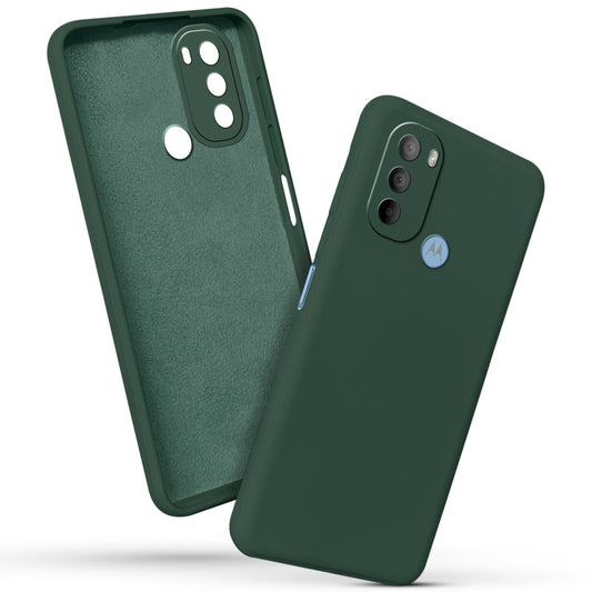 Premium Matte Silicone Back Cover for Motorola Moto G31