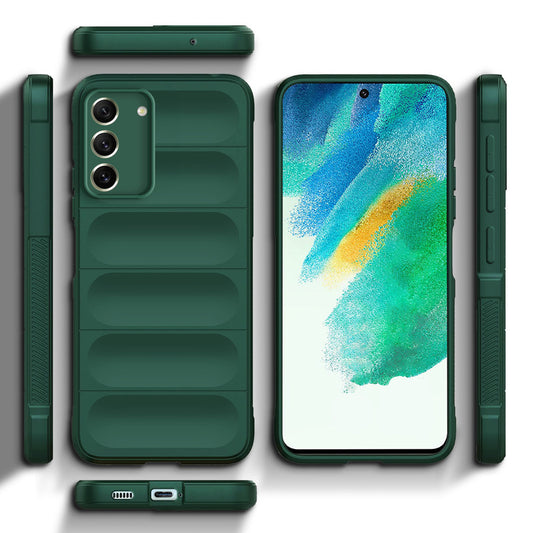 Soft Silicone Comfort Grip Back Cover Case For Samsung S21 FE 5G