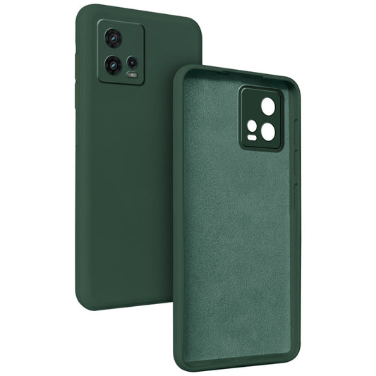 Premium Matte Silicone Back Cover for Motorola Moto G72