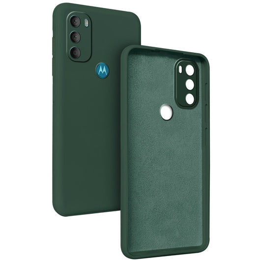 Premium Matte Silicone Back Cover for Motorola Moto G71 5G