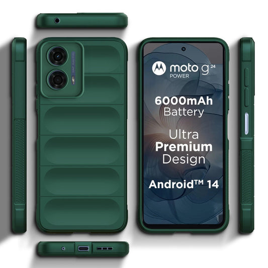 Soft Silicone Comfort Grip Back Cover Case For Motorola G24 Power