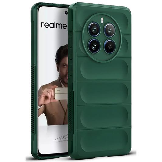 Liquid Silicone Comfort Grip Soft Touch Matte TPU Case for Realme 12 Plus 5G