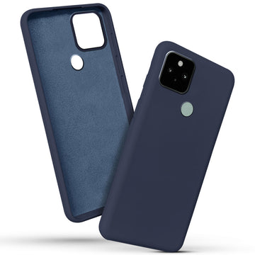 Premium Matte Silicone Back Cover for Google Pixel 5