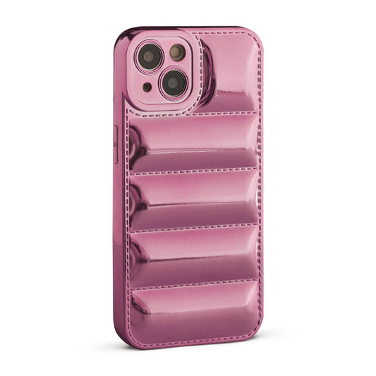 Soft Silicone 3D Shiny Puffer Pattern Case for Apple iPhone 13