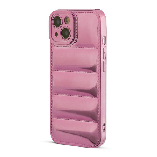 Soft Silicone 3D Shiny Puffer Pattern Case for Apple iPhone 13