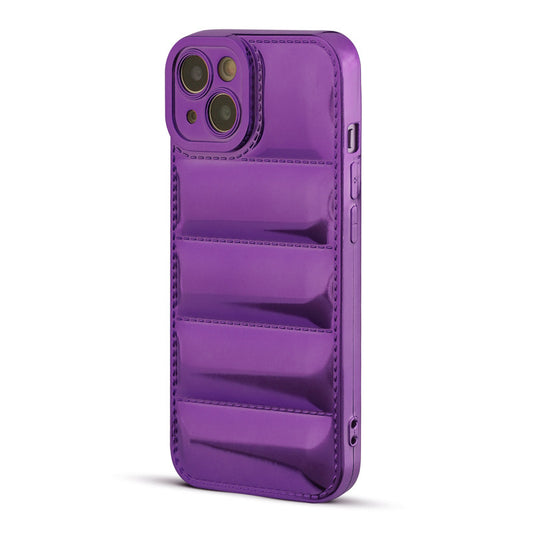 Soft Silicone 3D Shiny Puffer Pattern Case for Apple iPhone 13