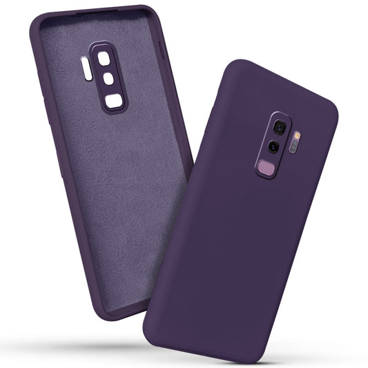 Premium Matte Silicone Back Cover for Samsung S9 plus