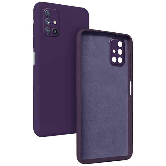 Premium Matte Silicone Back Cover for Samsung M51