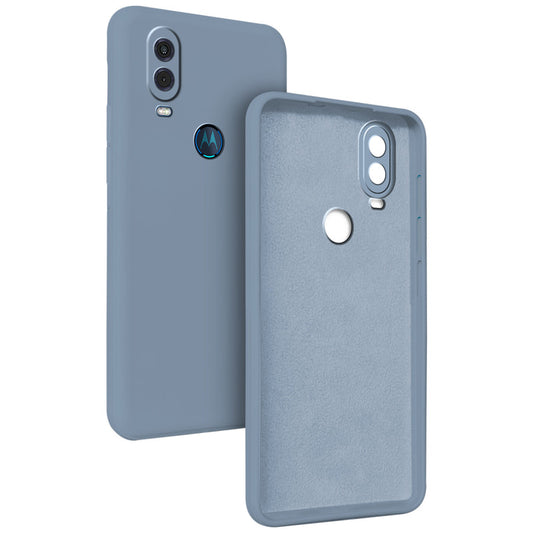 Premium Matte Silicone Back Cover for Motorola Moto One Vision