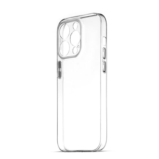 Transparent Back with Color Buttons Back Cover for Apple iPhone 14 Plus