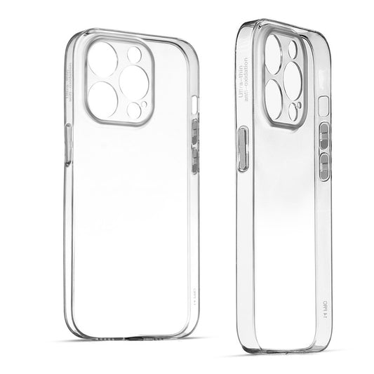 Transparent Back with Color Buttons Back Cover for Apple iPhone 14 Pro