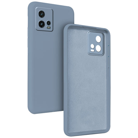 Premium Matte Silicone Back Cover for Motorola Moto G72