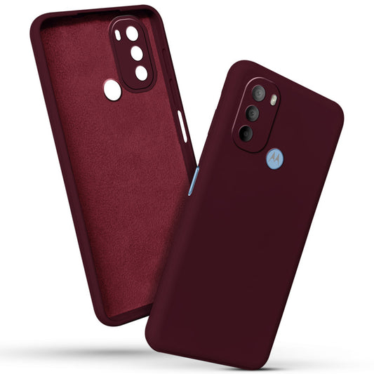 Premium Matte Silicone Back Cover for Motorola Moto G31