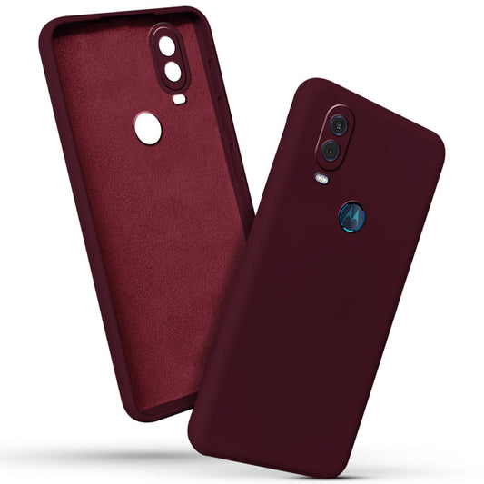 Premium Matte Silicone Back Cover for Motorola Moto One Vision