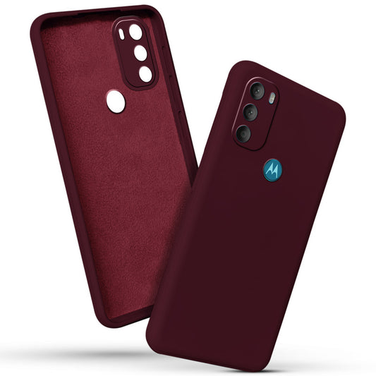 Premium Matte Silicone Back Cover for Motorola Moto G71 5G