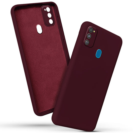 Premium Matte Silicone Back Cover for Samsung M30s