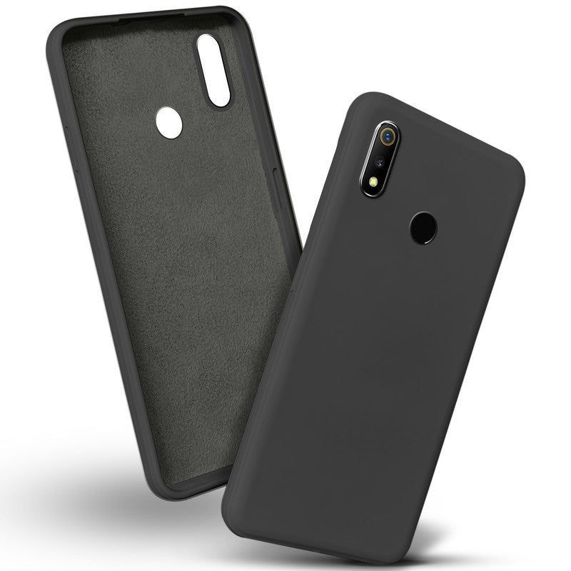 Premium Matte Silicone Back Cover for Realme 3