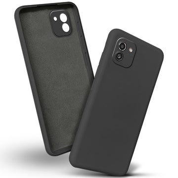 Premium Matte Silicone Back Cover for Samsung A03