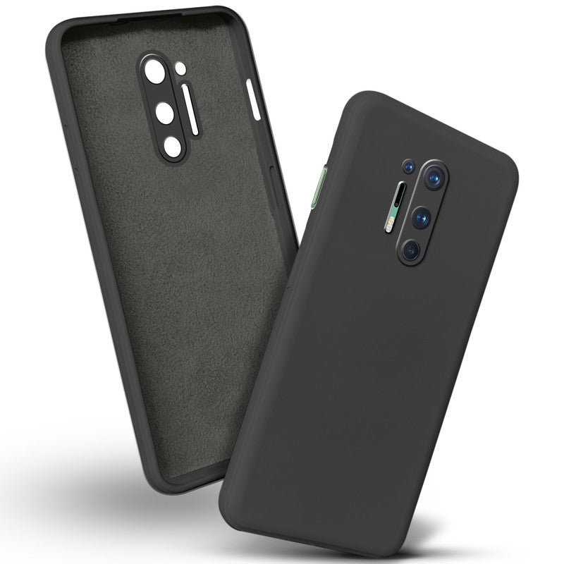 Premium Matte Silicone Back Cover for Oneplus 8 Pro