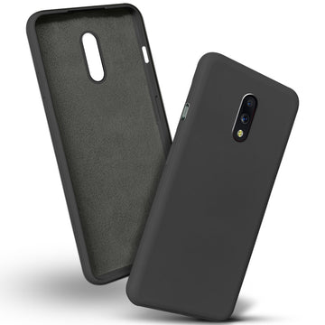 Premium Matte Silicone Back Cover for Oneplus 7