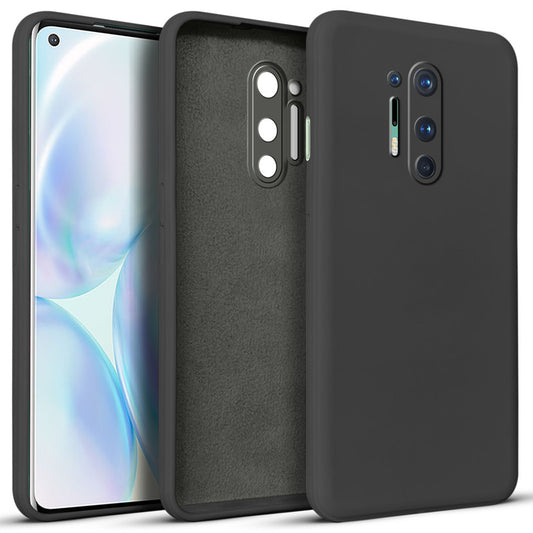 Premium Matte Silicone Back Cover for Oneplus 8 Pro