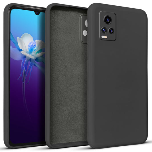 Premium Matte Silicone Back Cover for Vivo V20