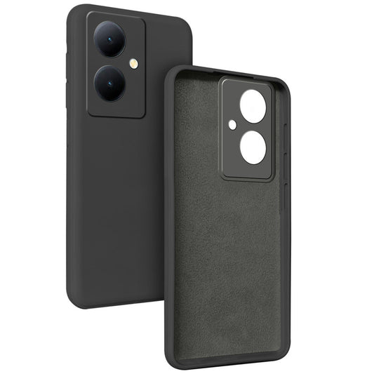 Premium Matte Silicone Back Cover for Vivo Y78 5G