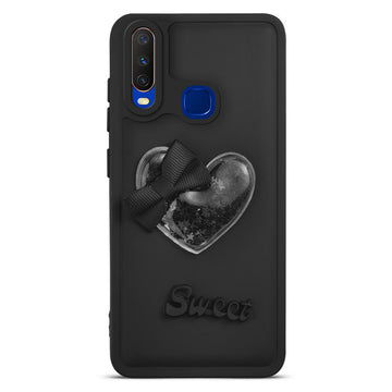 Bow Heart Cute Phone Back Cover for Vivo Y15