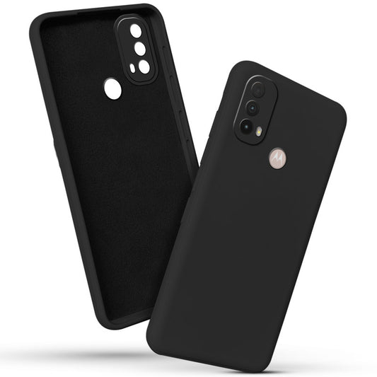 Premium Matte Silicone Back Cover for Motorola E40