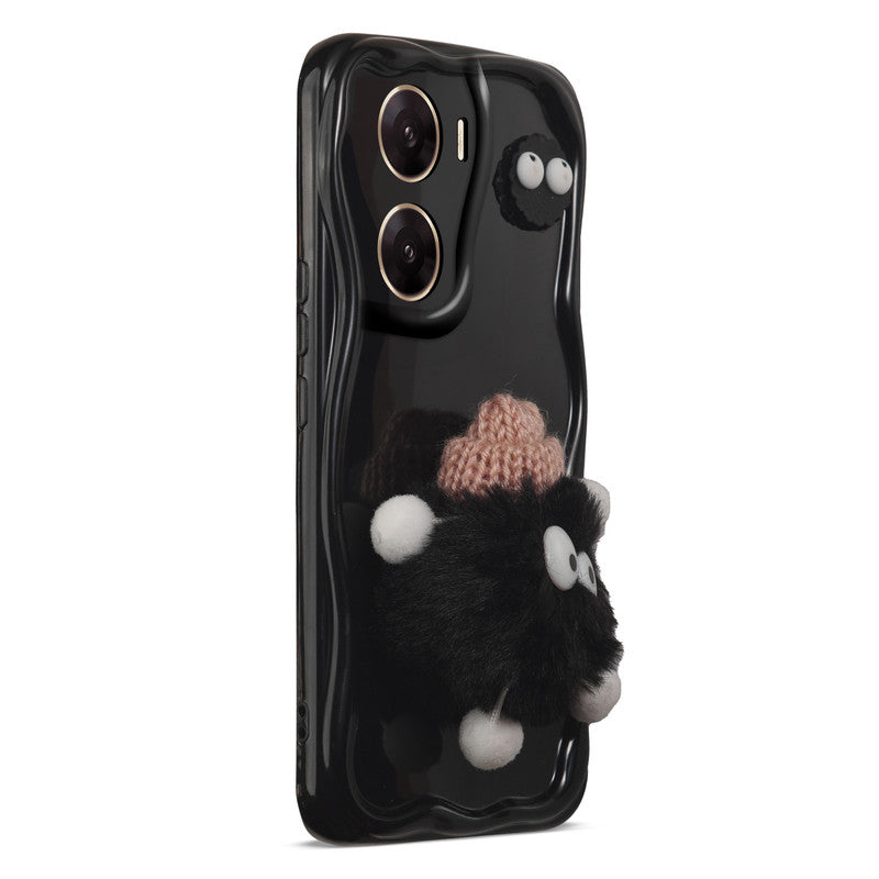 Wave Cute 3D Cartoon Back Cover Case for Vivo V29e 5G