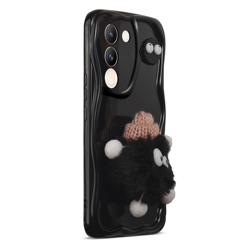 Wave Cute 3D Cartoon Back Cover Case for Vivo Y200 5G