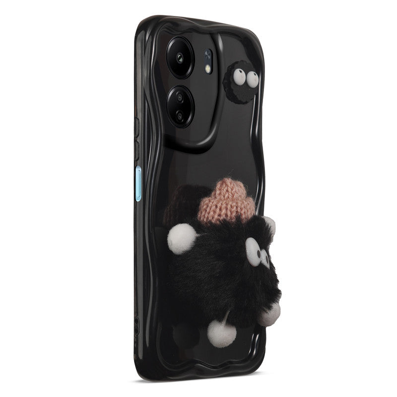 Wave Cute 3D Cartoon Back Cover Case for Redmi 13C 4G
