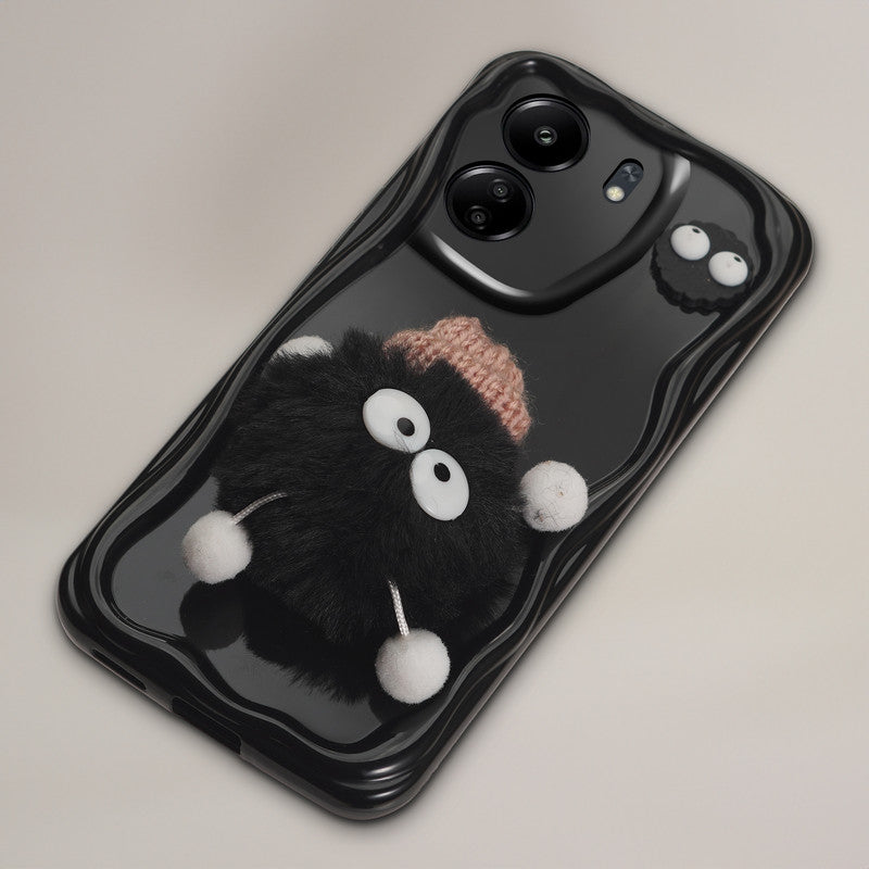 Wave Cute 3D Cartoon Back Cover Case for Redmi 13C 4G