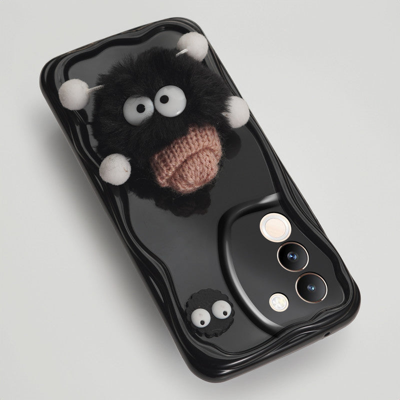 Wave Cute 3D Cartoon Back Cover Case for Vivo Y200 5G