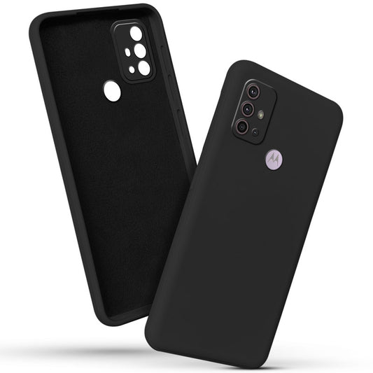 Premium Matte Silicone Back Cover for Motorola G30