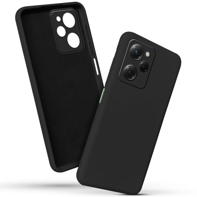 Premium Matte Silicone Back Cover for Poco X5 Pro 5G