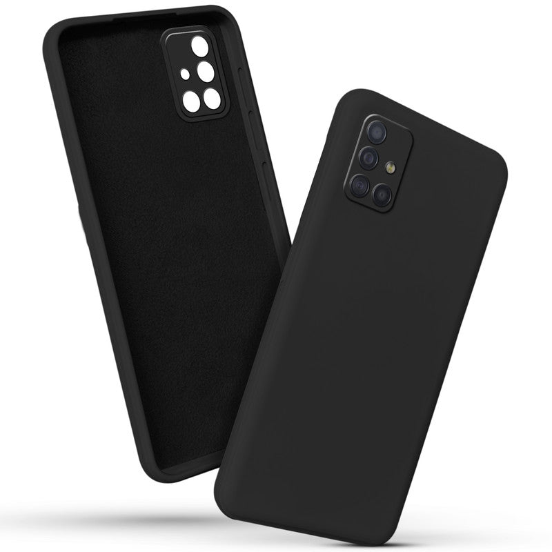 Premium Matte Silicone Back Cover for Samsung A51 4G