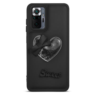 Bow Heart Cute Phone Back Cover for Redmi Note 10 Pro