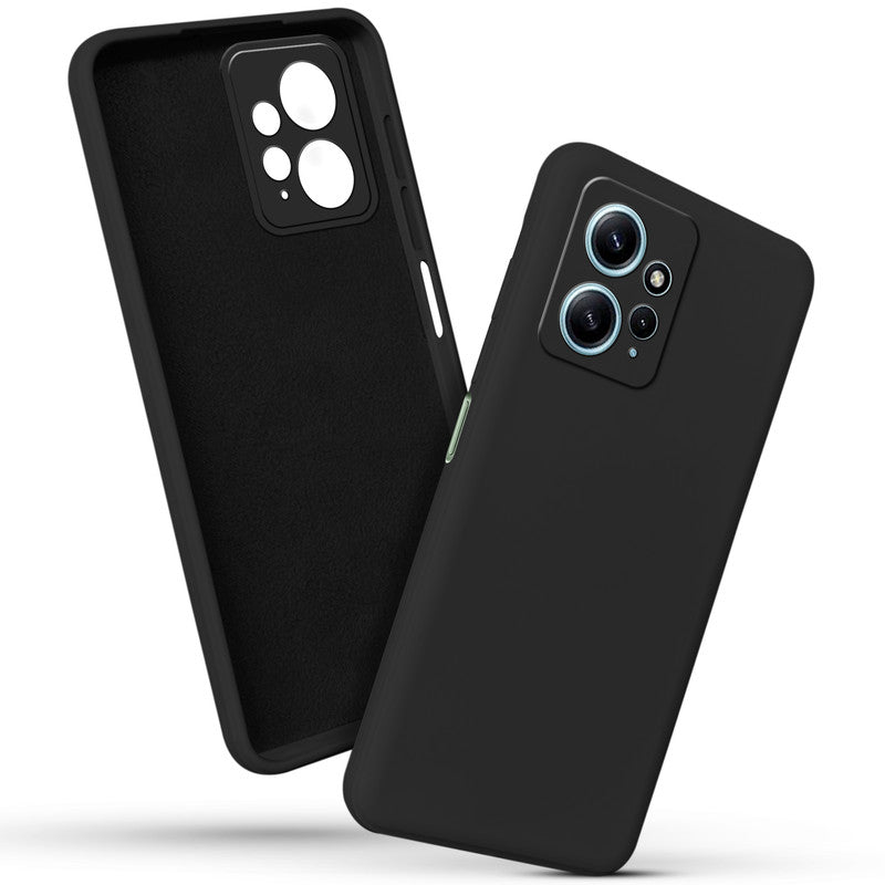 Premium Matte Silicone Back Cover for Redmi Note 12 4G