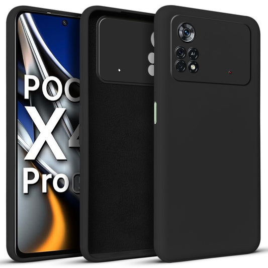 Premium Matte Silicone Back Cover for Poco X4 Pro 5G